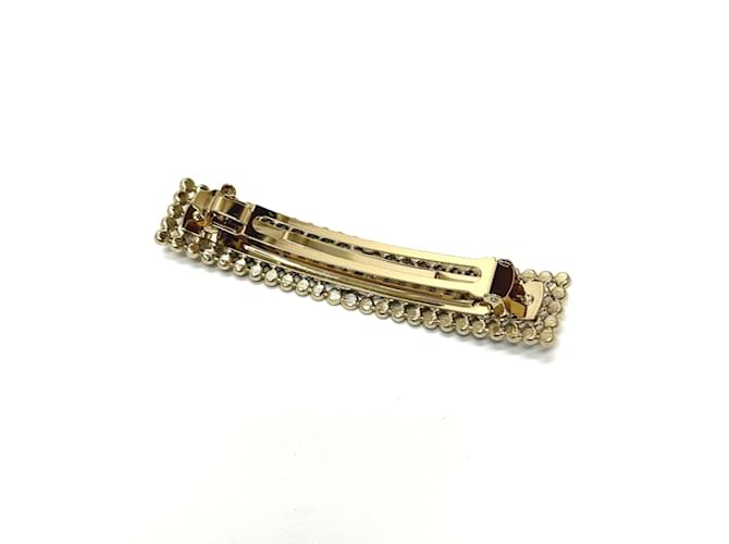 Accessorio per capelli logo Chanel Valletta oro Nero - vista 2