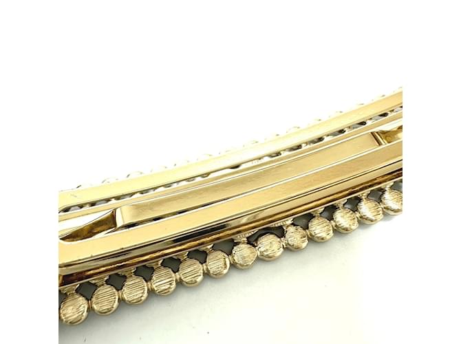 Accessorio per capelli logo Chanel Valletta oro Nero - vista 7