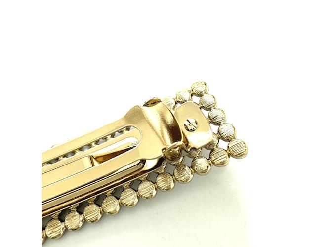 Accessorio per capelli logo Chanel Valletta oro Nero - vista 8