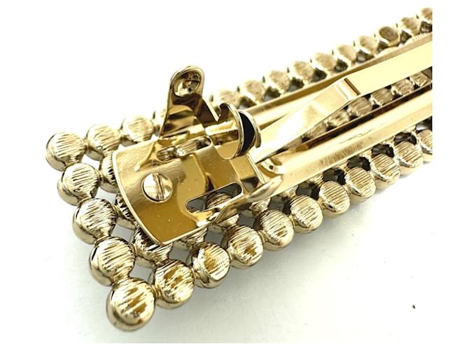 Accessorio per capelli logo Chanel Valletta oro Nero - vista 9