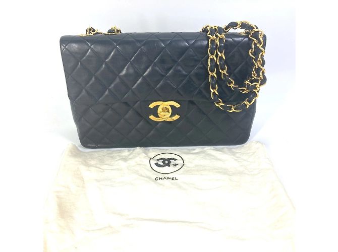 Borsa a spalla vintage CC Mark Chanel A01094 Nero - vista 13