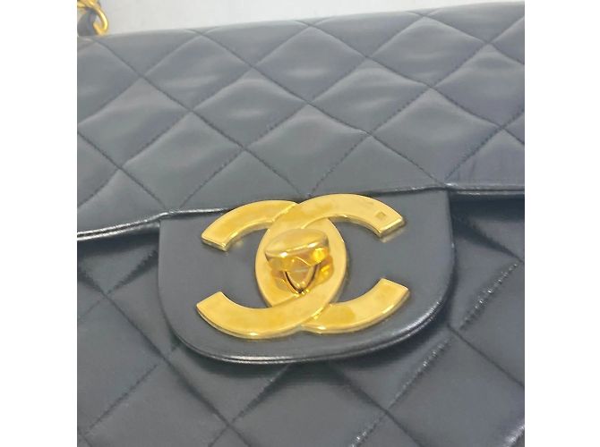 Borsa a spalla vintage CC Mark Chanel A01094 Nero - vista 6