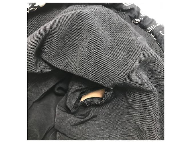 Schwarze Stoff-Tote von Chanel - Ansicht 13