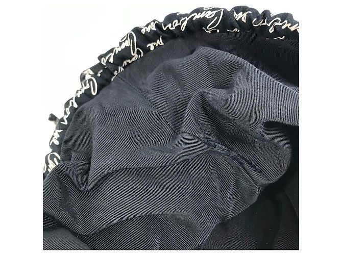 Schwarze Stoff-Tote von Chanel - Ansicht 14