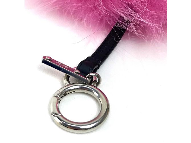 Portachiavi Fendi rosa - vista 5