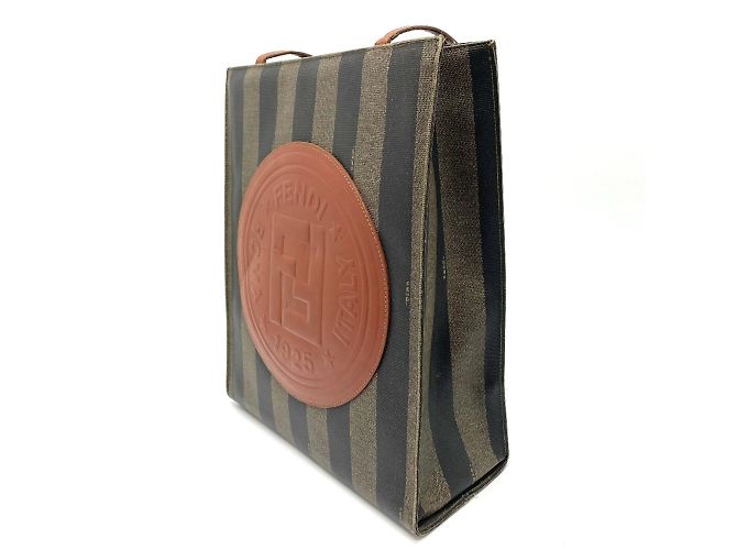 Borsa a Spalla Fendi Pecan Marrone - vista 3