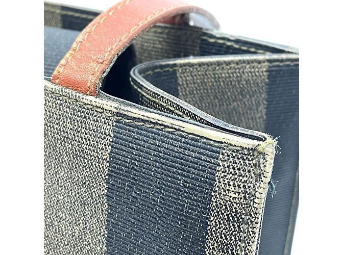 Borsa a Spalla Fendi Pecan Marrone - vista 9