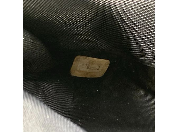 Borsa a mano Chanel in tessuto nero - vista 14