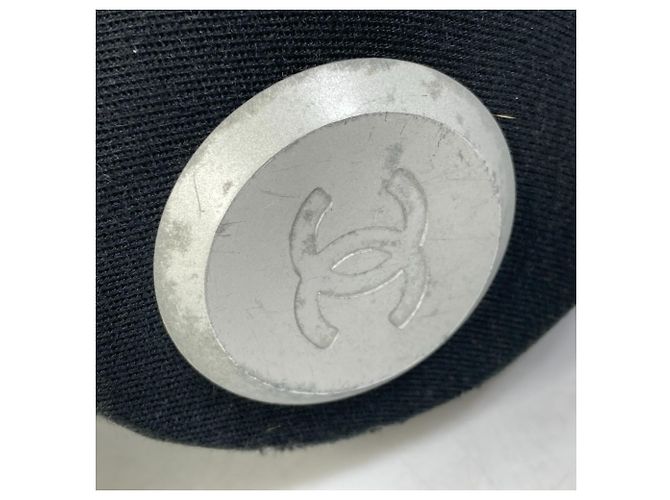 Borsa a mano Chanel in tessuto nero - vista 6