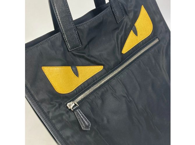 Bolsa tote preta Fendi 7VA367 Preto - vista 12