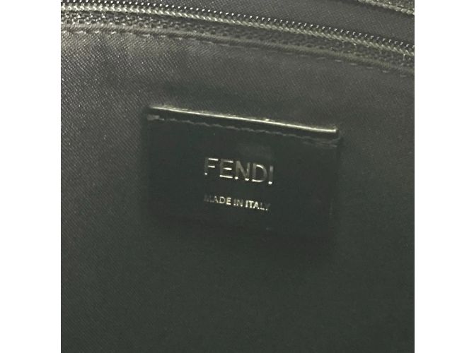 Bolsa tote preta Fendi 7VA367 Preto - vista 14