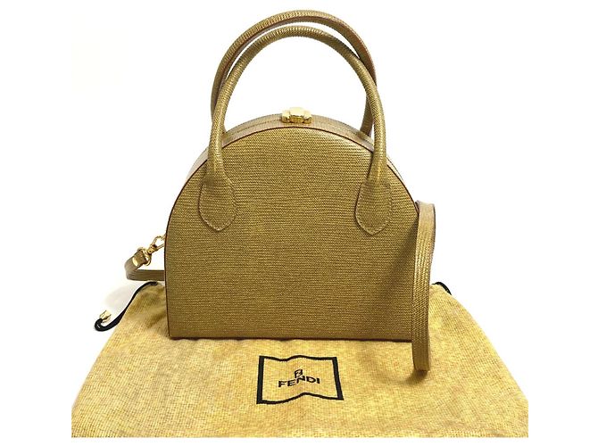 Borsa a Spalla Fendi 2WAY Beige - vista 16