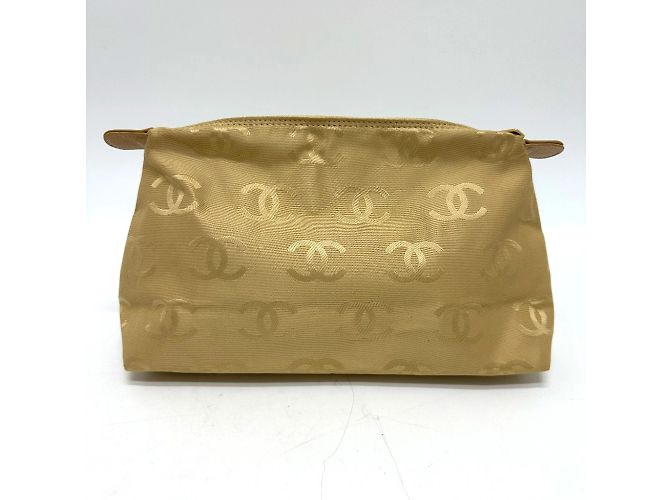 Chanel Beiger Leder Tote Bag mit Pouch - Ansicht 12