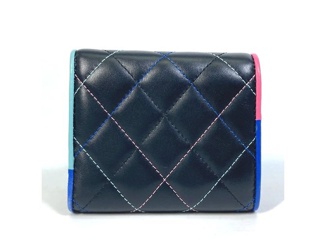 Cartera compacta trifold Chanel CC Mark Negro - vista 3