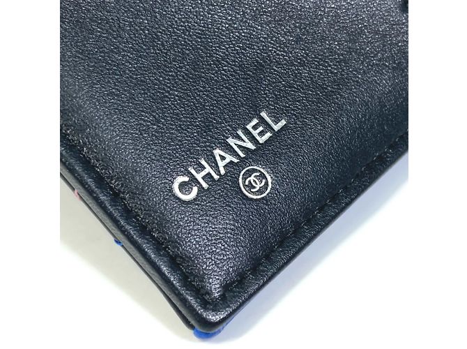 Cartera compacta trifold Chanel CC Mark Negro - vista 8