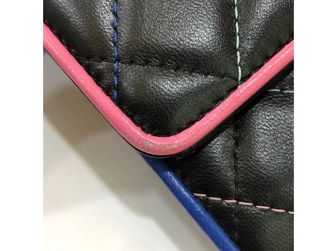 Cartera compacta trifold Chanel CC Mark Negro - vista 9