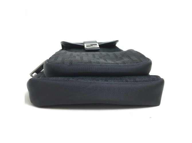Borsa a spalla nera Fendi 7VZ049 Nero - vista 3