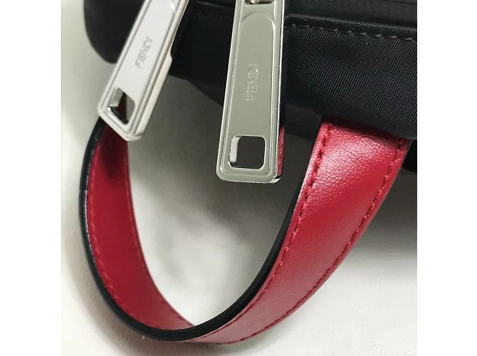 Borsa a spalla nera Fendi 7VZ049 Nero - vista 7