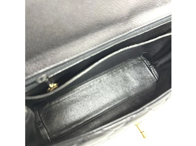 Borsa in pelle nera Chanel A12397 Nero - vista 14