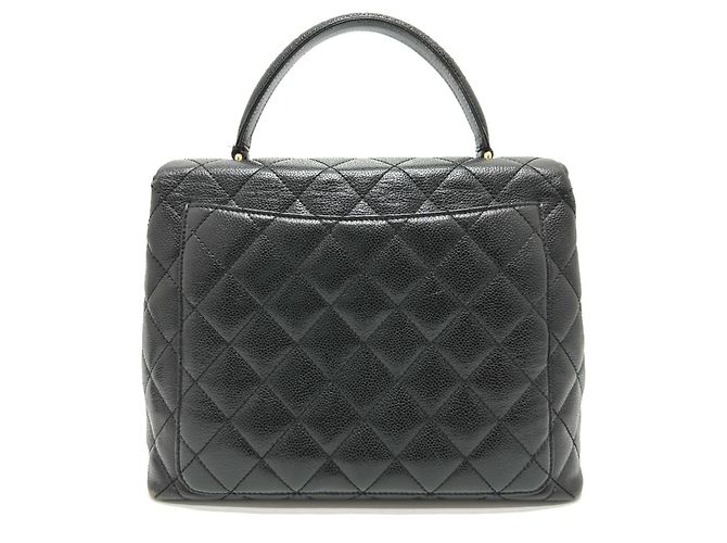 Borsa in pelle nera Chanel A12397 Nero - vista 2