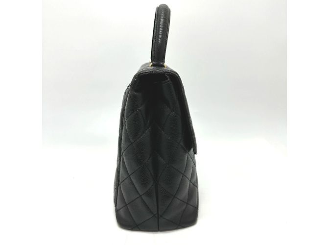 Borsa in pelle nera Chanel A12397 Nero - vista 3