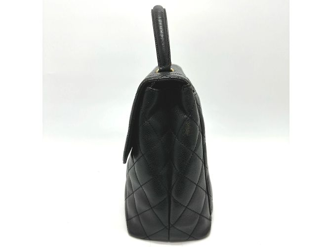 Borsa in pelle nera Chanel A12397 Nero - vista 4