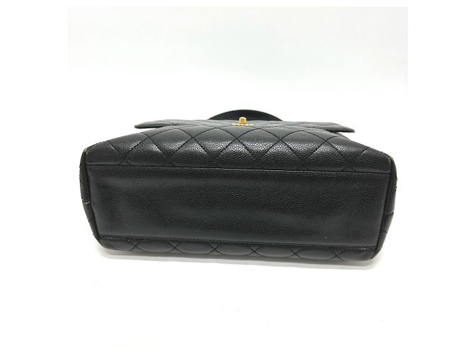 Borsa in pelle nera Chanel A12397 Nero - vista 5