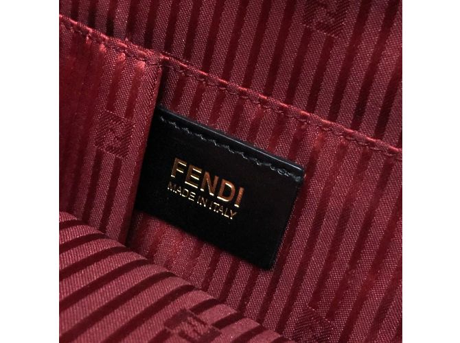 Borsa in pelle rossa Fendi 8BH250 Rosso - vista 10