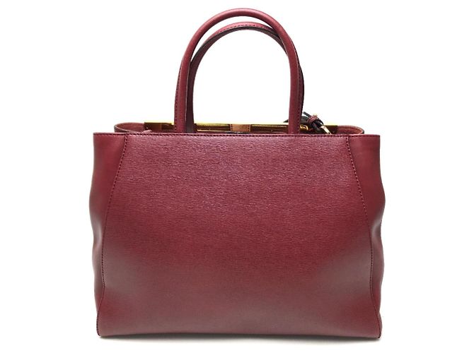 Borsa in pelle rossa Fendi 8BH250 Rosso - vista 2