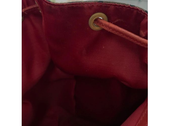 Zaino Fendi marrone e rosso - vista 16