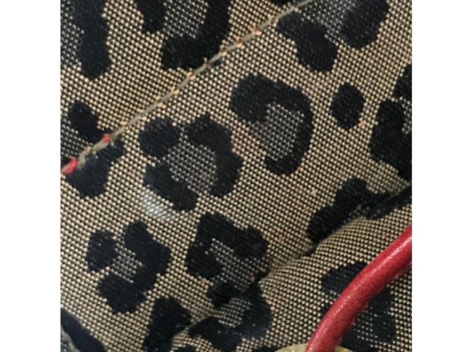 Zaino Fendi marrone e rosso - vista 9