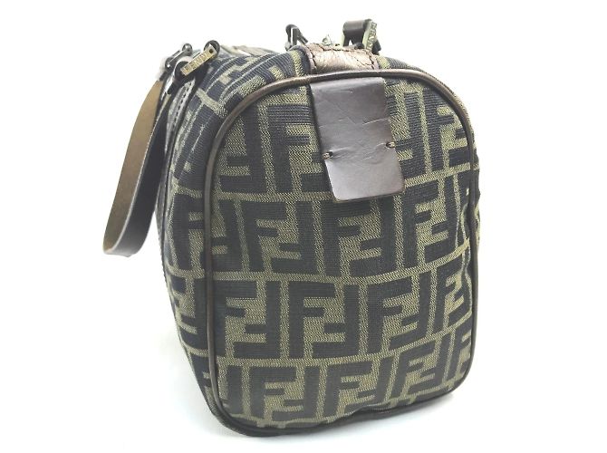 Borsa a mano Duffle Mini Fendi Marrone - vista 2
