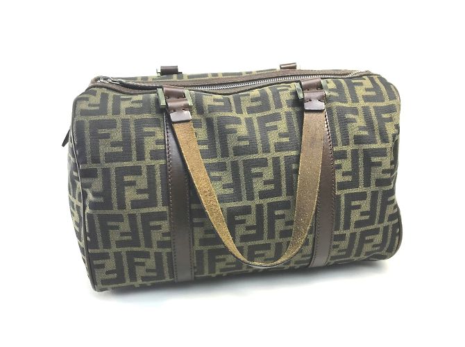 Borsa a mano Duffle Mini Fendi Marrone - vista 3