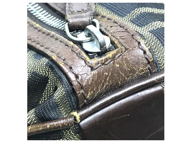 Borsa a mano Duffle Mini Fendi Marrone - vista 6