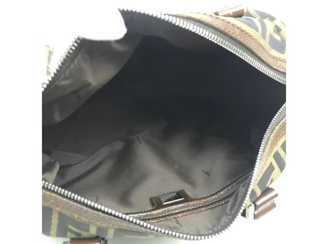 Borsa a mano Duffle Mini Fendi Marrone - vista 8