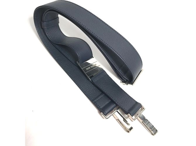 Christian Dior Borsa in pelle blu navy Dior Homme - vista 10
