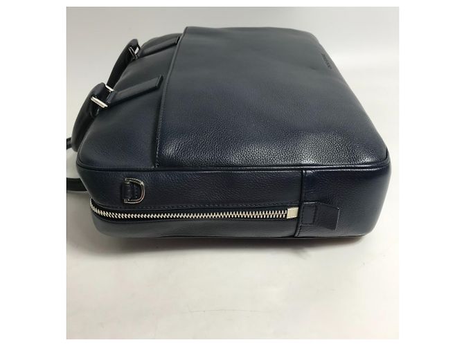 Christian Dior Borsa in pelle blu navy Dior Homme - vista 5