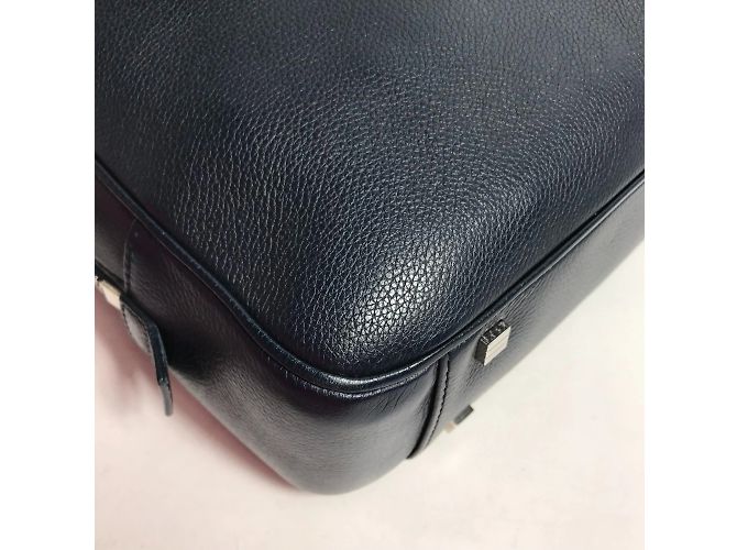 Christian Dior Borsa in pelle blu navy Dior Homme - vista 6