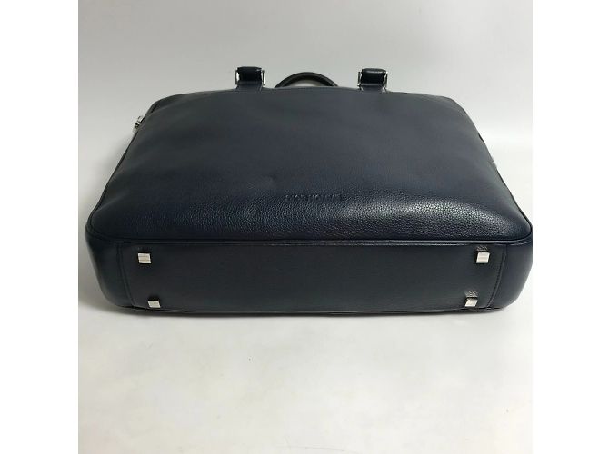 Christian Dior Borsa in pelle blu navy Dior Homme - vista 7