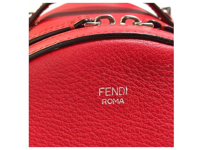 Fendi 8BZ038 Rucksack Valentine Limited Color Studs Rot - Ansicht 13