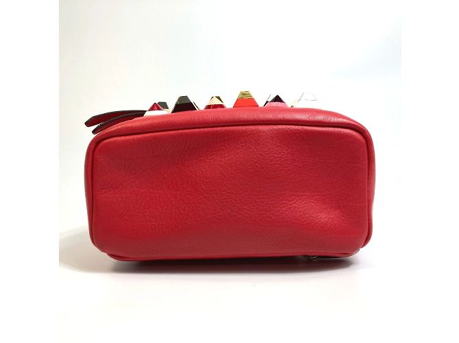 Fendi 8BZ038 Rucksack Valentine Limited Color Studs Rot - Ansicht 4