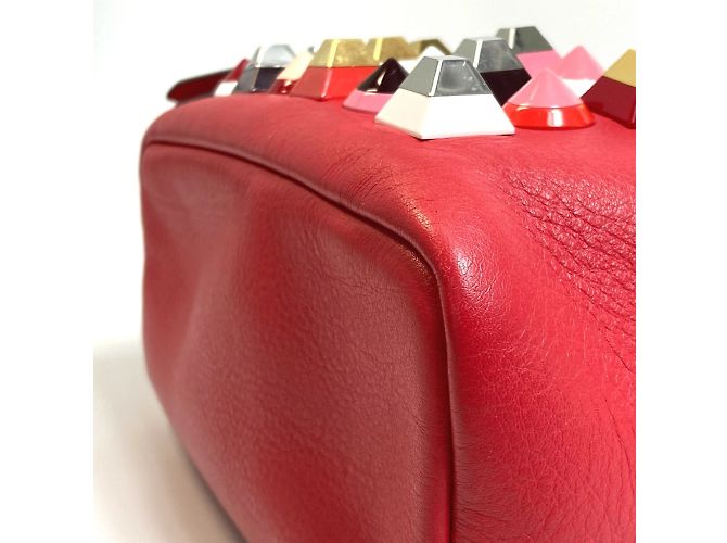 Fendi 8BZ038 Rucksack Valentine Limited Color Studs Rot - Ansicht 6
