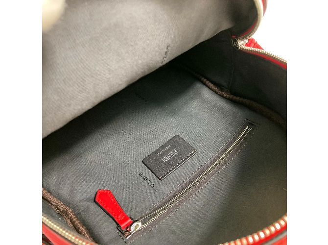 Fendi 8BZ038 Rucksack Valentine Limited Color Studs Rot - Ansicht 7