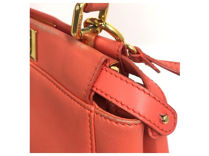 Borsa Fendi 8BN244 rosa salmone - vista 10