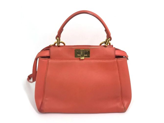 Borsa Fendi 8BN244 rosa salmone - vista 2