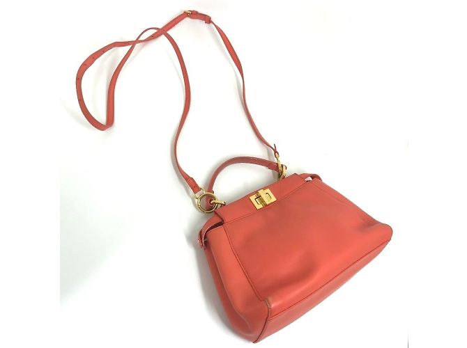 Borsa Fendi 8BN244 rosa salmone - vista 5