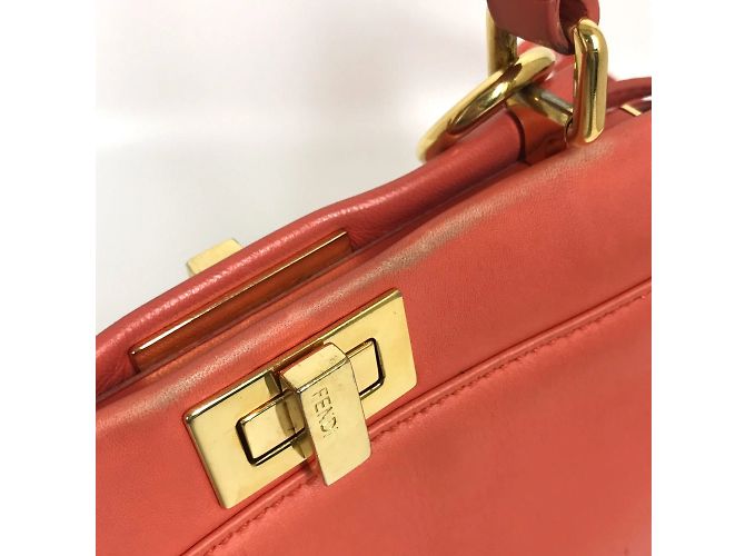 Borsa Fendi 8BN244 rosa salmone - vista 9