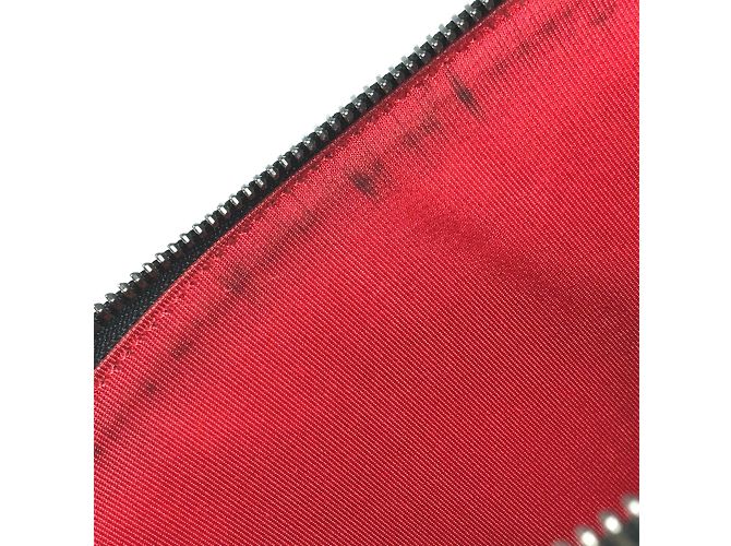 Clutch in pelle nera Christian Louboutin - vista 13