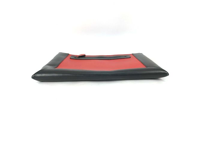 Clutch in pelle nera Christian Louboutin - vista 3