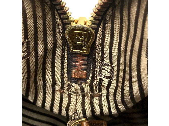 Borsa a Spalla Fendi 8BL117 2WAY Marrone - vista 10